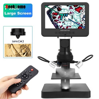 Andonstar AD246S-P 7'' UHD Screen Digital Microscope for Electronics Repairing