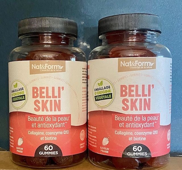 Gummies Belli'Skin Nat&Form routine beauté anti-âge nomade pour peau mature duo