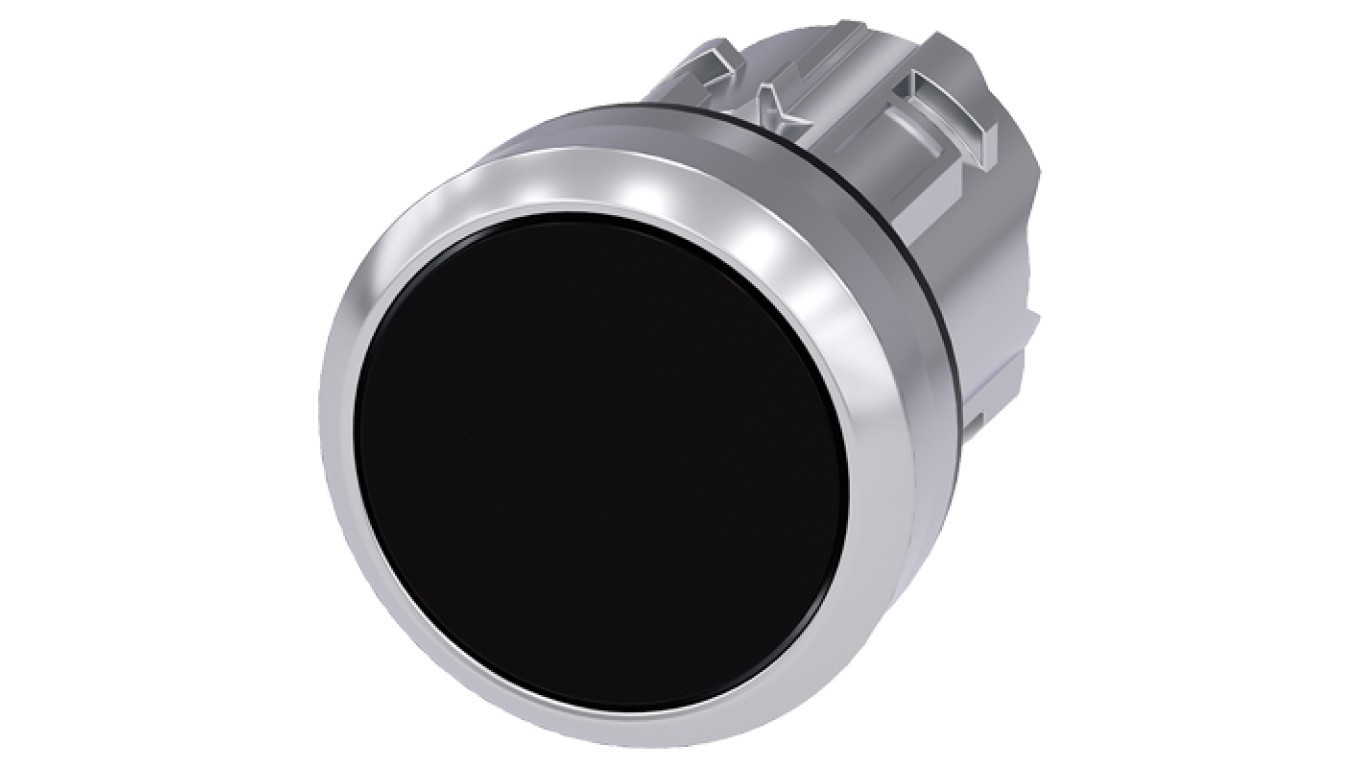 Pushbutton Drive 22mm Black Flat SIRIUS ACT 3SU1050-0AB10-0A0