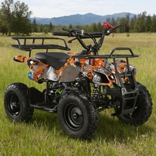 49cc 2-Stroke All-Terrain Mini Quad Bike with 6" Off-RoadTires & Front/Rear Disc