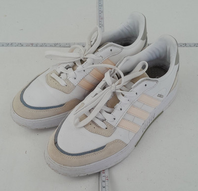 Adidas Turnschuhe 8 weiß pink Neo Courtmaster Damen Schnürschuhe Tennis Turnschuhe