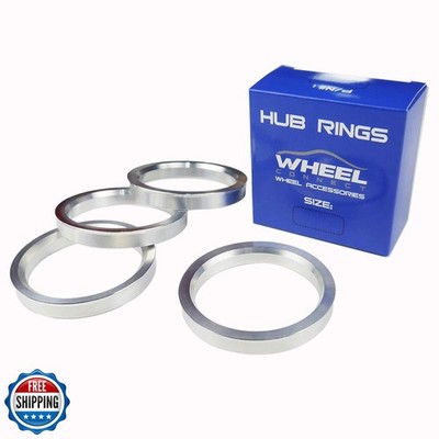 Set 4 anelli di centraggio in plastica per cerchi in lega Diametro Esterno 67,1 mm