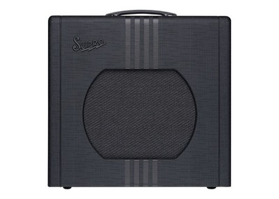 Supro Delta King 12 15 Watt 1 x 12'' Tube Combo Amp - Black with Black Stripes