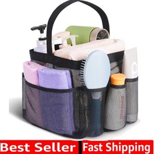 Mesh Shower Caddy Portable for College Dorm Room Essentials, 8-Pocket Large C...