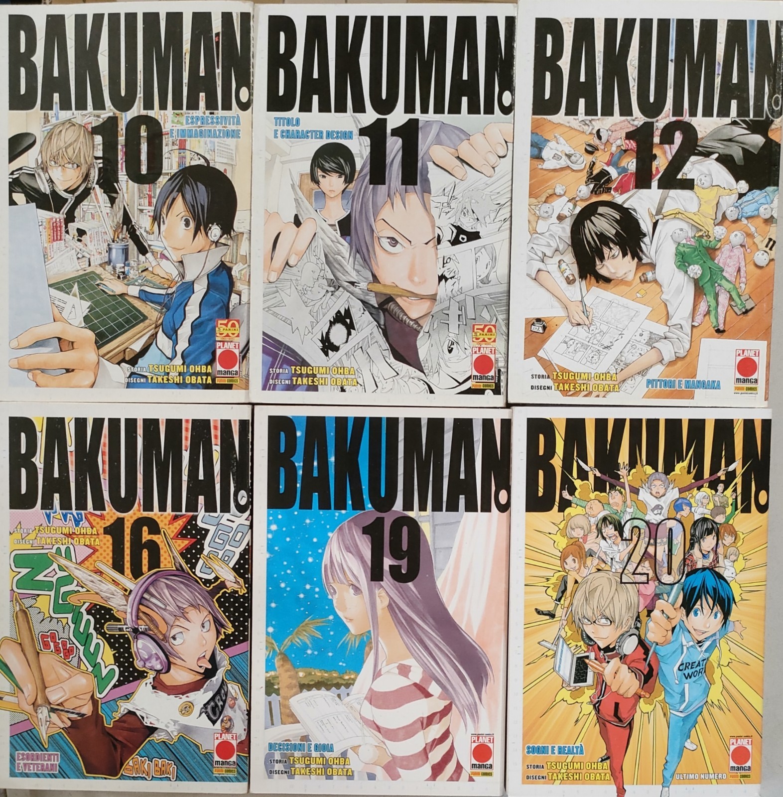 Bakuman Prima Edizione - 6 numeri singoli - Planet Manga