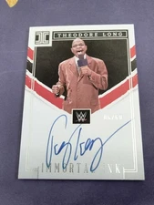 Theodore Long 2023 Panini Impeccable WWE Immortal Ink Autograph /60 Auto 