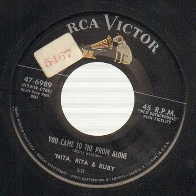 Nita, Rita & Ruby (He Said Yeah) Baby, Youre The One COMPANY SLEEVE RCA Vic