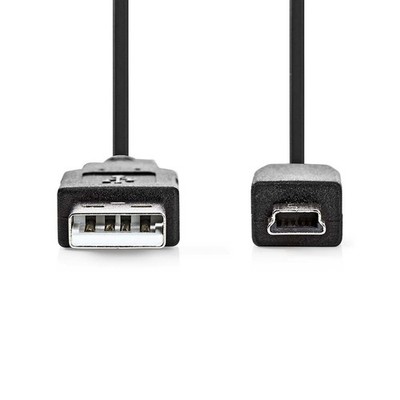 Nedis USB-Kabel - USB 2.0 - USB-A Stecker - USB Mini-B 5 pin Stecker - 2.5 W - 4