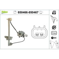1X Fensterheber Valeo 850466 Passend FüR Volvo