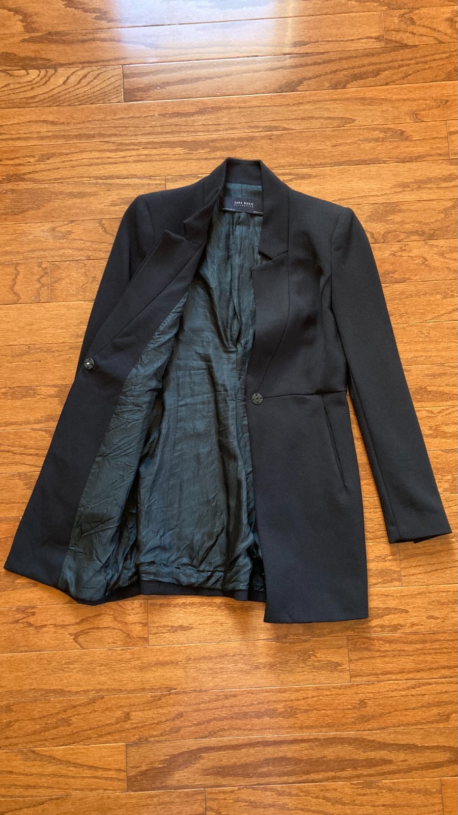 Zara Basic Collection Black Outerwear Dinner Jack… - image 5