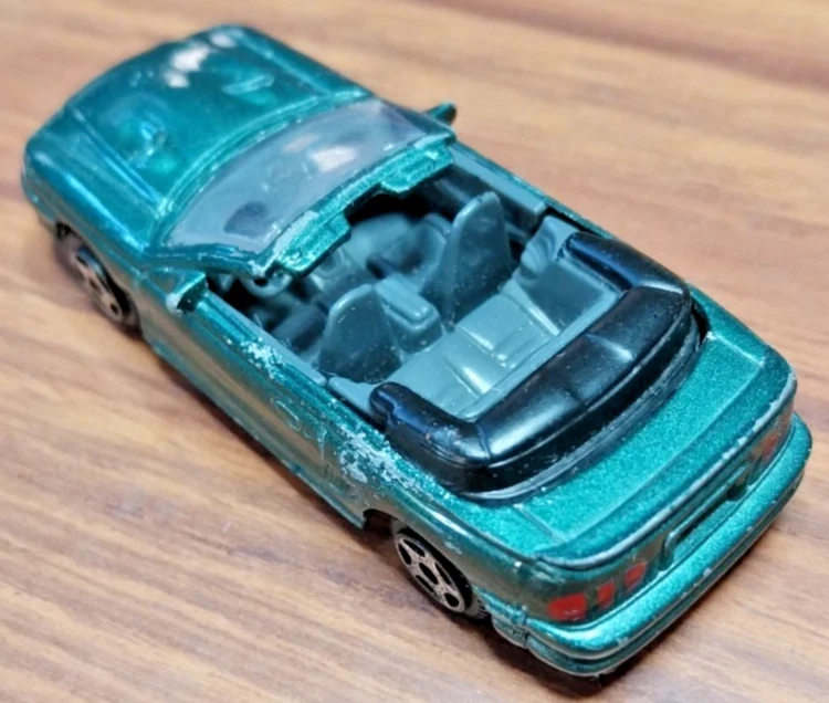 MOTORMAX MUSTANG 1998 CONVERTIBLE Metallic Green  1/64 Unboxed - Image 2 of 4
