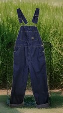 VTG Osh Kosh Mens Low Back Overalls 36x34 Union Made Sanforized USA Deadstock 
