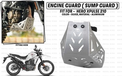 PASSEND FÜR HERO X PULSE 210 ''MOTORSCHUTZBÜGEL / SUMPGUARD ALUMINIUM''