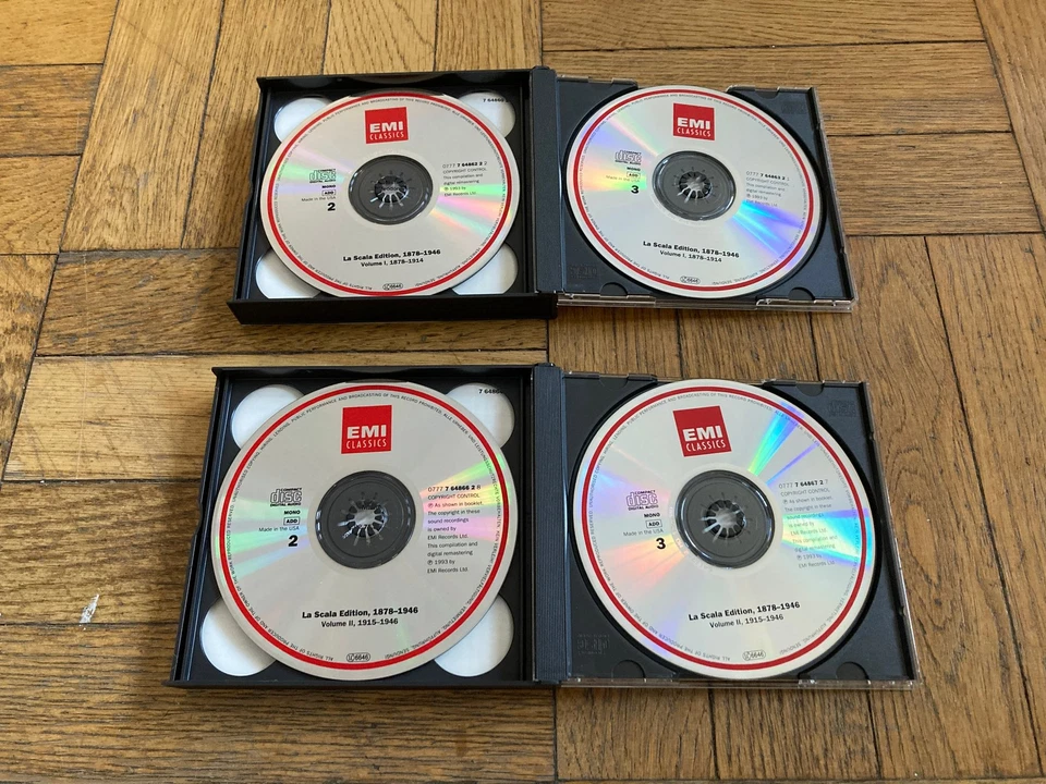 La Scala Edition Volumes 1 and 2 1878-1946 (6 CD Set) Opera Teatro Alla Scalla - Image 3 of 4