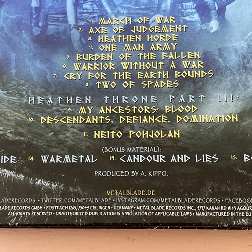 Ensiferum - One Man Army (Deluxe 2xCD digibook, Like New) - Picture 5 of 13
