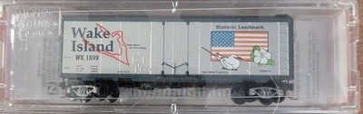 N MICRO TRAINS NSC Wake Island  40' Standard Box car