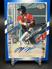 2021 Topps Pro Debut Auto Blue #PD-137 AJ Vukovich  /150