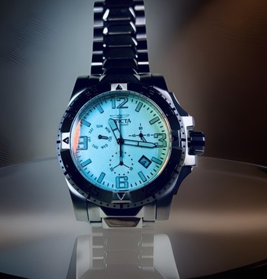 Invicta 50mm Excursion  Chrono/ Tinted Crystal/New Battery/ Model 29619