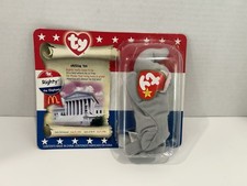 Righty the Elephant McDonalds TY American Trio Teenie Beanie Baby 1996 Rare