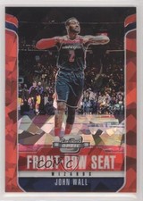 2018 Panini Contenders Optic Front Row Seat Red Cracked Ice Prizm John Wall 09co
