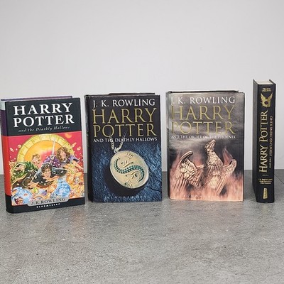HARRY POTTER 1-7 ORIGINAL  HARDBACK BOOKS BOX SET BLOOMSBURY PUBLISHERS VGC