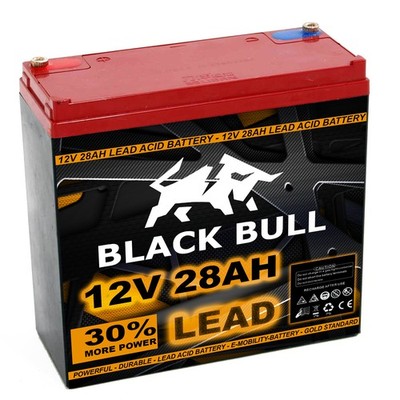 BleiAkku GelAkku BleiGel BlackBull 12V 28AH Kapazität Akku Zyklenfest 