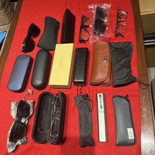 Miscellaneous Lot Of 17 Random Eye Glasses PLEASE SEE DESCRIPTION And Cases