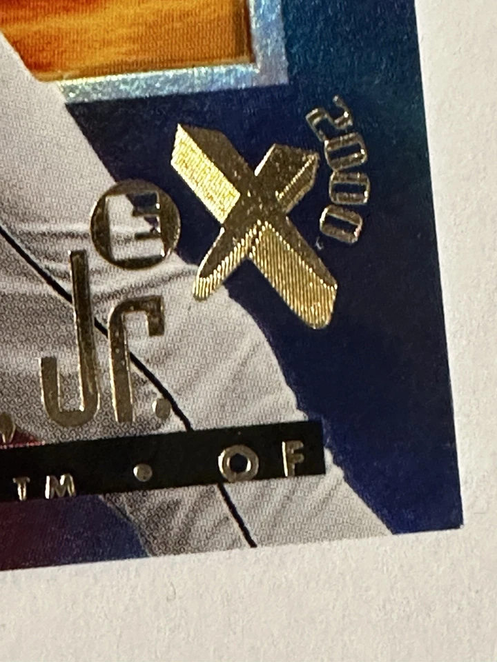 Skybox EX 2000 1997 Ken Griffey Jr Holo acetato #40 azul E-X🔥raro SSP🔥afilado🔥 Foto 4 de 4