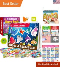 Montessori Busy Book for Toddlers 1-3 - Pre K Kids Learning Activities for Ho...