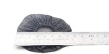 100 Pcs Sanitary Headphone Ear Covers Disposable Non-Woven Stretch Black 