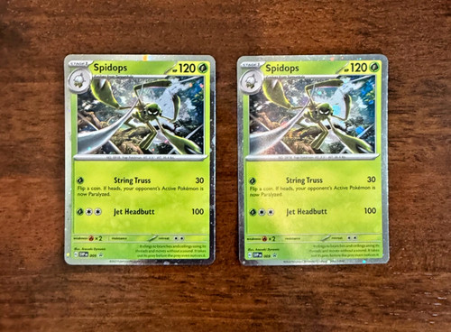 Spidops 9 Black Star Promo Cosmos Holo LOT x2 Pokemon Scarlet and Violet NM+