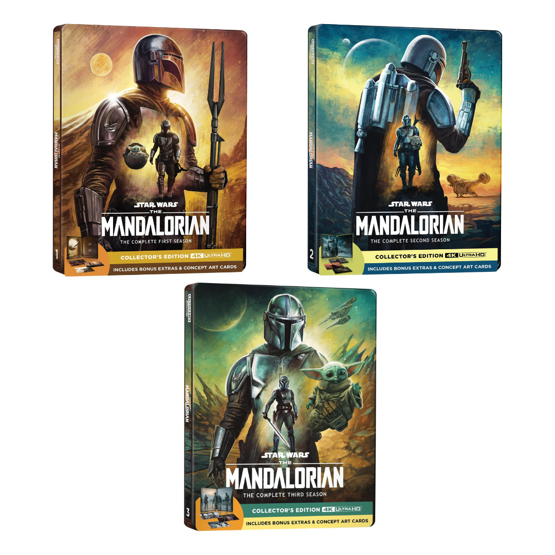 The Mandalorian Seasons 1-3 (4K Steelbook) New
