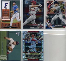 5--HARRISON BADER CARDS---WITH 2 ROOKIES