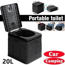 20L Portable Folding Toilet Car Outdoor Travel Potty for Camping Hiking Beach   