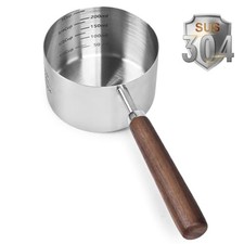 Dog-Cat Food-Scoop Measuring-Cup - 304 stainless steel material.1-Cup 1 CUP