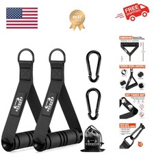 Heavy Duty Nylon Exercise Handles for Cable Machines Resistance Bands