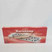 VTG Raviolamp Mold 18 Classic Tortelli Pan Imperia Italy NO Rolling Pin