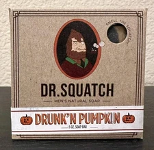 Dr. Squatch DRUNK'N PUMPKIN Bar Soap 5oz LIMITED EDITION! SOLD OUT! 💎 FLAWLESS 