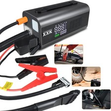 Tire Inflator Portable Air Compressor,2000A Battery Car Jump Starter