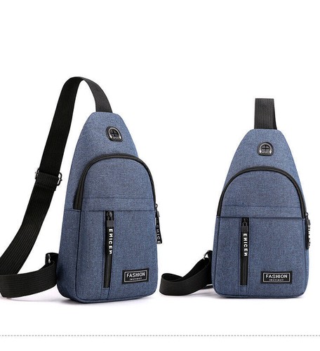 Men Women Chest Sling Shoulder Bag Cross Body Fanny Pack Sports Travel Backpack - Picture 3 of 15