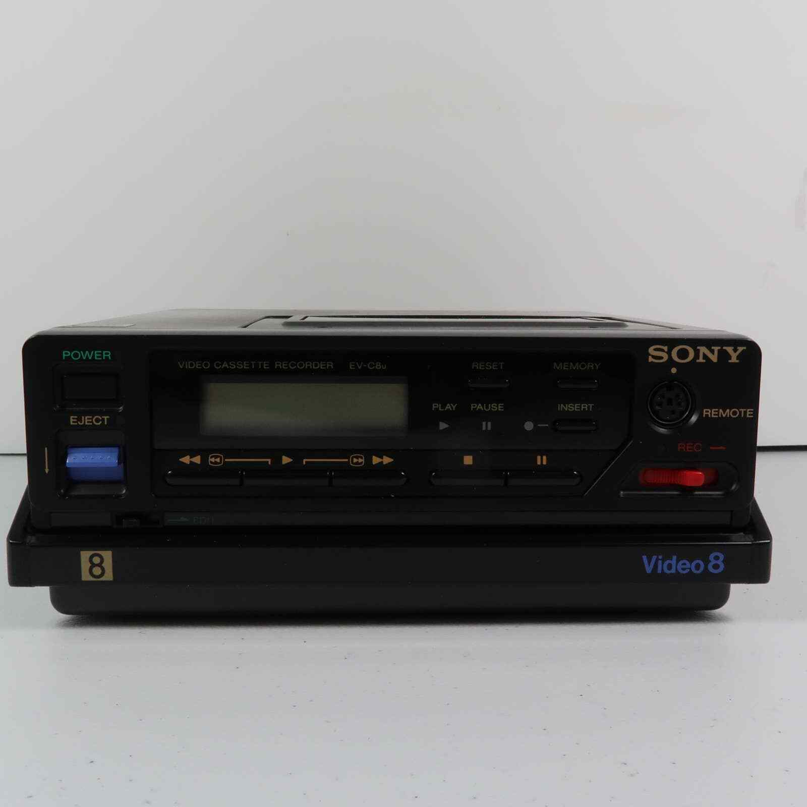 Sony EVC8u Player Sony CCDM8u Video 8 Camera Cassette Recorder Case