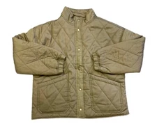 Social Standard by Sanctuary Women's Long Sleeve Snap Up Quilted Jacket Green L