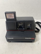 Vintage Polaroid Impulse QPS Instamatic Camera With Flash Case Tested Works
