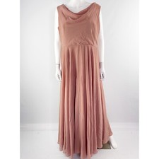 Jenny Yoo Collection Pink Sleeveless Maxi Dress  Size 20 Cowl Neck Bridesmaid