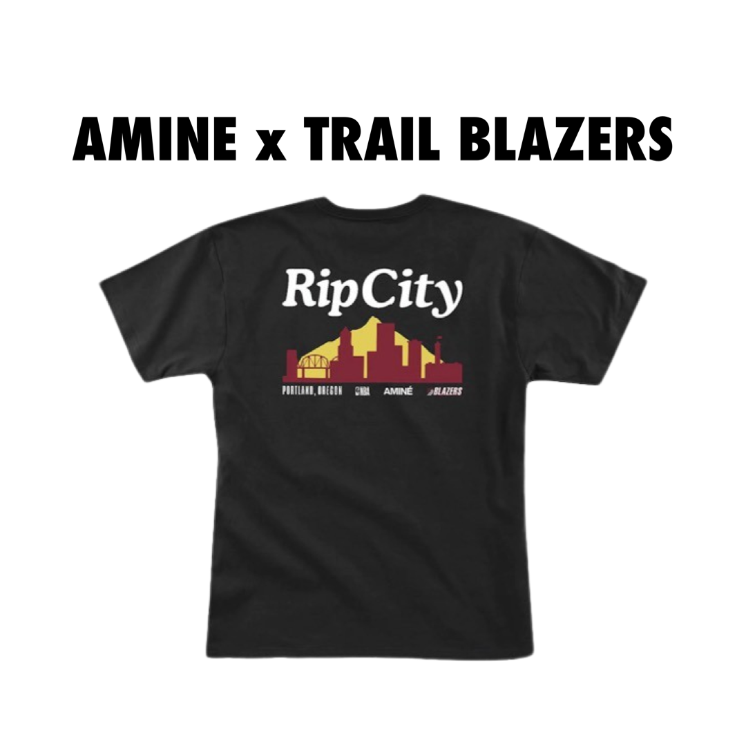 Mitchell Ness Amine x Portland Trail Blazers Size Medium Large XLarge  Black