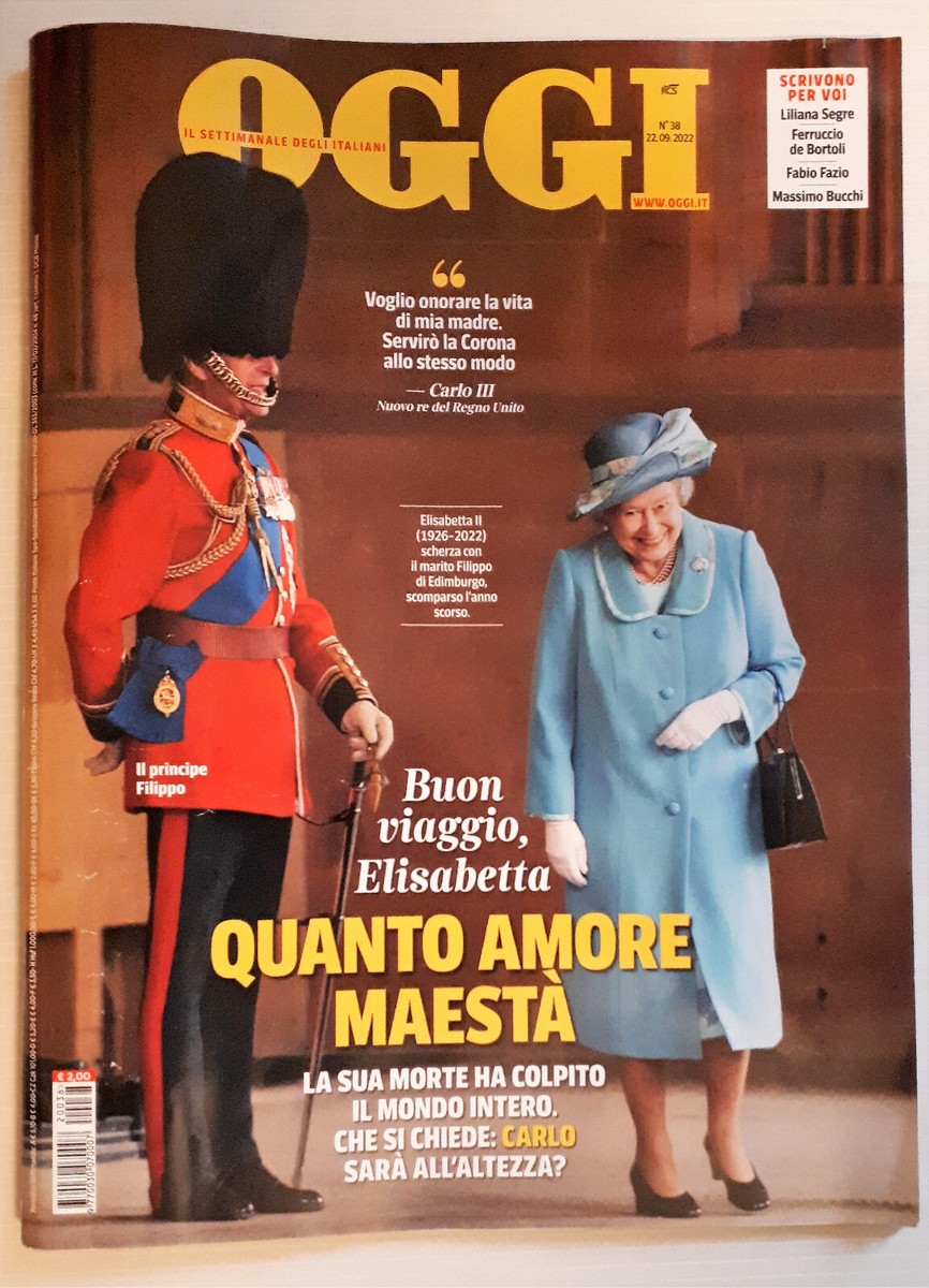 OGGI 38 2022 REGINA ELISABETTA VENEZIA UCRAINA TOTTI BLASI PAOLO