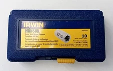 Irwin Hanson 3094102 Deep Well Thread Chaser Set - 10-Pc SAE Complete Set USA