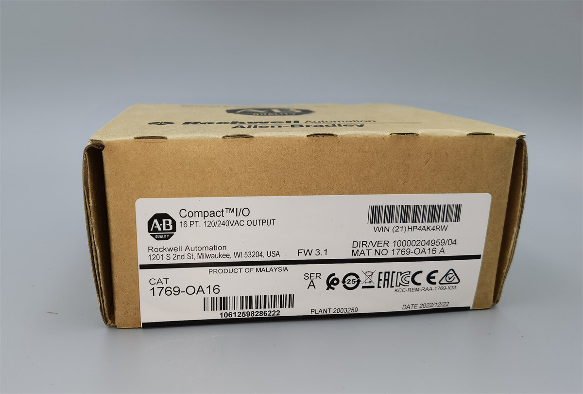 AB 1769OA16 Ser/A CompactLogix Digital Output Module 1769OA16 1 Year