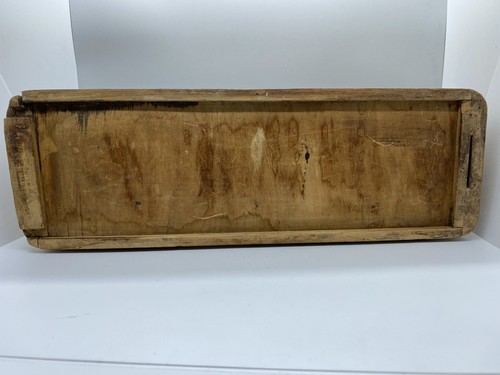 Antiker Jugendstil geschnitzte Holzkiste Blumenmotiv architektonisches Element 14,5" L - Bild 11 von 12