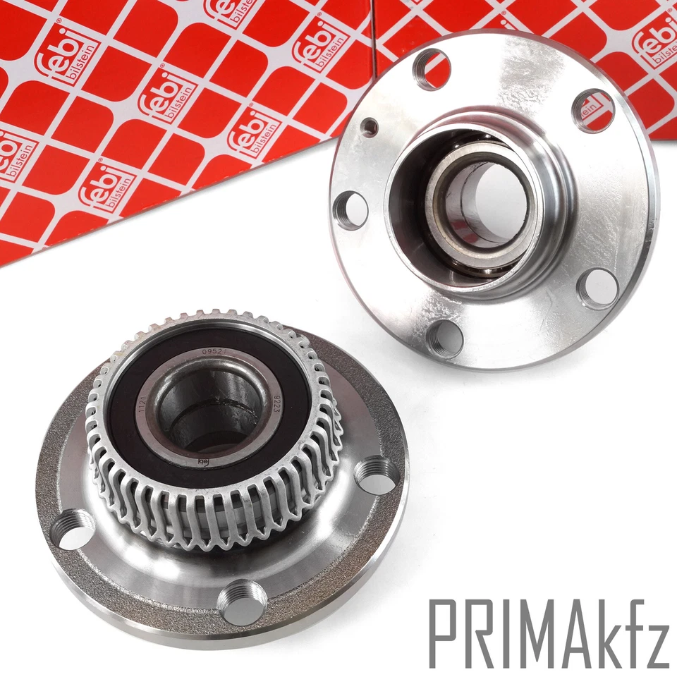 2x Febi Kit Cuscinetto Ruota Mozzo Posteriore per Audi A3 Seat Skoda VW Golf IV - Immagine 3 di 3
